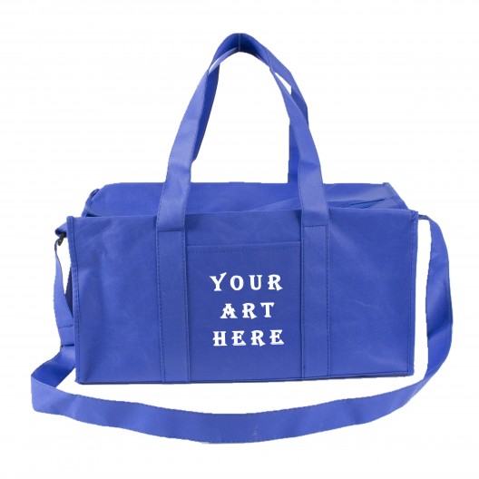 Navy Weekender Duffel Bag Non Woven